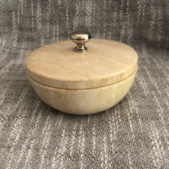 Kitchen Vintage Ceramic Candy Dish With Lid Heavy Poshmark